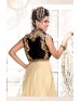 Kiteshop Party wear Cream Designer Gown Suit